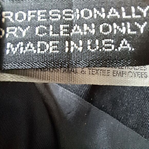 Tallia Uomo Sport Coat Super 100s Luxury Wool Dark Gray Business Blazer Mens 54L - Picture 8 of 16